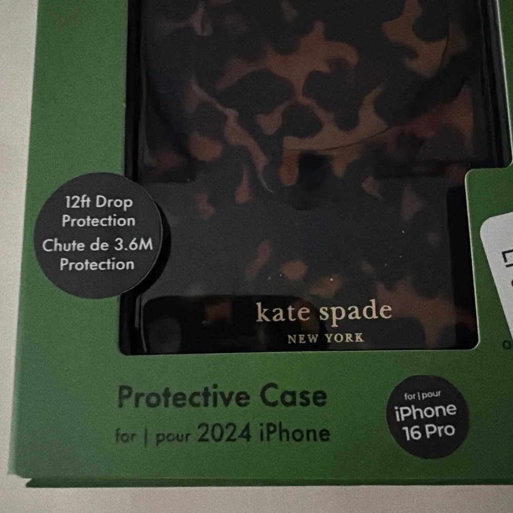 Kate Spade New York Magsafe Protective Case Apple iPhone 16 PRO Tortoise Shell